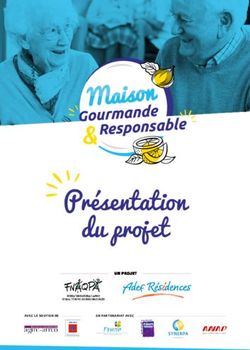 Présentation du projet - Maison Gourmande et Responsable