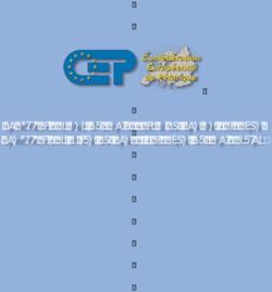 Spécifications des Championnats d'Europe de Pétanque Specifications of the European Pétanque Championships - MP/JC/2018 - cep-petanque.com