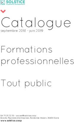 Catalogue Formations professionnelles Tout public - septembre 2018 - juin 2019 - Solstice SCOP