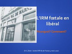 L'IRM foetale en lib&eacute;ral - Pourquoi? Comment? Dr C.Zirah Soir&eacute;e SFR Ile de France 4 mars 2020