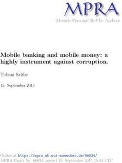MPRA Mobile banking and mobile money: a highly instrument against corruption.