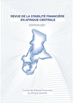 REVUE DE LA STABILIT&Eacute; FINANCI&Egrave;RE EN AFRIQUE CENTRALE - &Eacute;DITION 2021 - Comit&eacute; de Stabilit&eacute; Financi&egrave;re