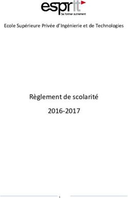 Règlement de scolarité 2016-2017 - Ecole Supérieure Privée d'Ingénierie et de Technologies - esprit