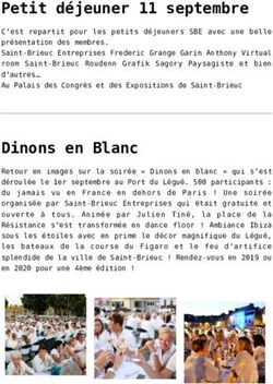 Petit déjeuner 11 septembre