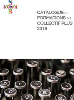 CATALOGUE DE FORMATIONS DU COLLECTIF PLUS 2018 - Ecedi