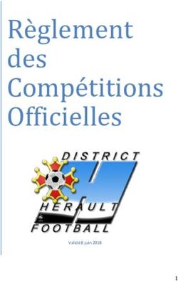 Règlement des Compétitions Officielles