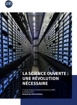 LA SCIENCE OUVERTE : UNE RÉVOLUTION NÉCESSAIRE - 1re journée pour la science ouverte au CNRS 8 octobre 2019
