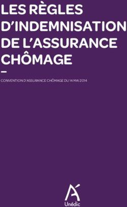 LES RÈGLES D'INDEMNISATION DE L'ASSURANCE CHÔMAGE - CONVENTION D'ASSURANCE CHÔMAGE DU 14 MAI 2014