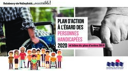 Plan d'action à l'égard des personnes handicapées - 2020 et bilan du plan d'action 2019