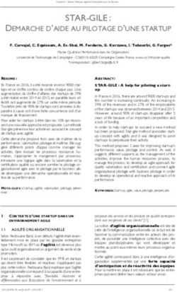 STAR-GILE : DEMARCHE D'AIDE AU PILOTAGE D'UNE STARTUP - travaux ...