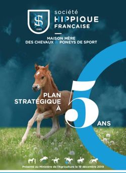 5ANS PLAN STRATÉGIQUE À - Ministère de l'agriculture
