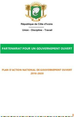PARTENARIAT POUR UN GOUVERNEMENT OUVERT - PLAN D'ACTION NATIONAL DE GOUVERNEMENT OUVERT 2018-2020 - Open Government ...