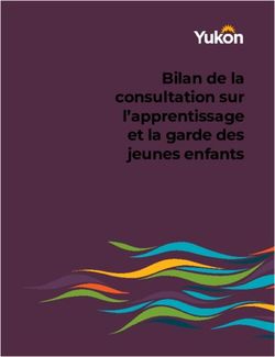 Bilan de la consultation sur l'apprentissage et la garde des jeunes enfants