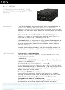 HDCU-5500 HDC-5500 compatible IP pour cam&eacute;ra syst&egrave;me 4K/HD - pro.sony