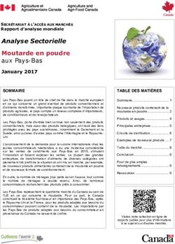 Analyse Sectorielle Moutarde en poudre aux Pays-Bas