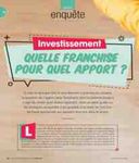 QUELLE FRANCHISE POUR QUEL APPORT ? - INVESTISSEMENT - Agence