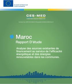 Maroc Rapport D'étude - Clima-Med