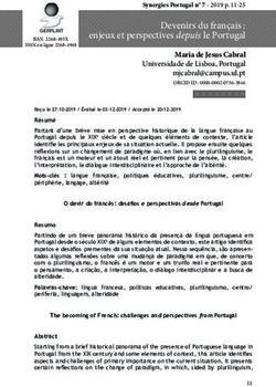 Devenirs du français : enjeux et perspectives depuis le Portugal