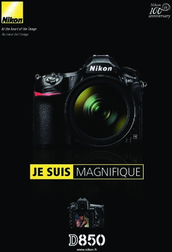 JE SUIS MAGNIFIQUE - Au coeur de l'image - Nikon