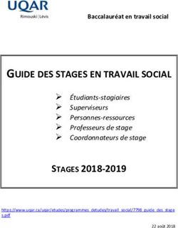 GUIDE DES STAGES EN TRAVAIL SOCIAL - UQAR