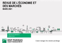 REVUE DE L'&Eacute;CONOMIE ET DES MARCH&Eacute;S - MARS 2021 - NATHALIE BENATIA MARS 2021 - AFER