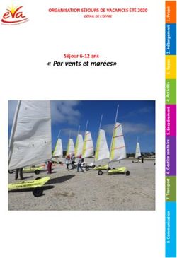 " Par vents et marées" - Séjour 6-12 ans ORGANISATION SÉJOURS DE VACANCES ÉTÉ 2020 - Evasion Vacances Aventure