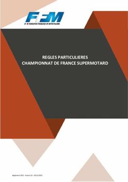 REGLES PARTICULIERES CHAMPIONNAT DE FRANCE SUPERMOTARD 2022