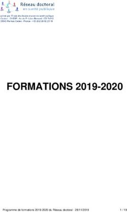 FORMATIONS 2019-2020 - EHESP