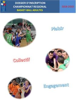 DOSSIER D'INSCRIPTION CHAMPIONNAT REGIONAL BASKET-BALL ADULTES 2018-2019