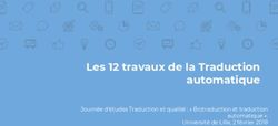 Les 12 travaux de la Traduction automatique - Journée d'études Traduction et qualité : " Biotraduction et traduction automatique ". Université de ...