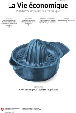 La Vie &eacute;conomique Plateforme de politique &eacute;conomique - Die Volkswirtschaft