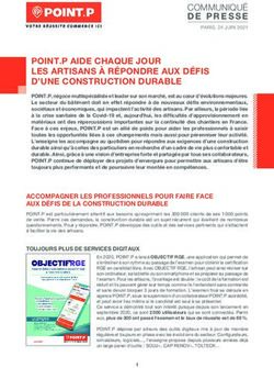 POINT.P AIDE CHAQUE JOUR LES ARTISANS À RÉPONDRE AUX DÉFIS D'UNE CONSTRUCTION DURABLE