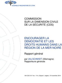 ENCOURAGER LA DÉMOCRATIE ET LES DROITS HUMAINS DANS LA RÉGION DE LA MER NOIRE - NATO Parliamentary ...