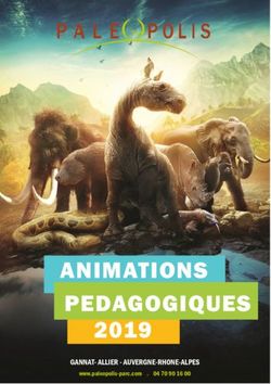 ANIMATIONS PEDAGOGIQUES - 2019 GANNAT-ALLIER - AUVERGNE-RHONE-ALPES www.paleopolis-parc.com . 04 70 90 16 00