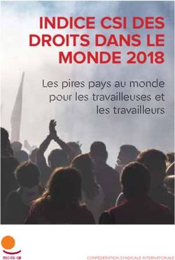 INDICE CSI DES DROITS DANS LE MONDE 2018 - Les pires pays au monde pour les travailleuses et les travailleurs