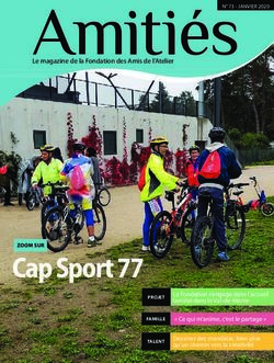 Amitiés - Fondation des Amis de l'Atelier