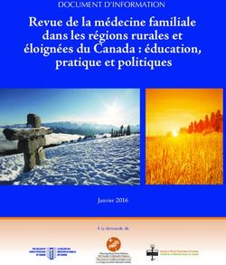 Revue de la médecine familiale dans les régions rurales et éloignées du Canada: éducation, pratique et politiques - DOCUMENT D'INFORMATION