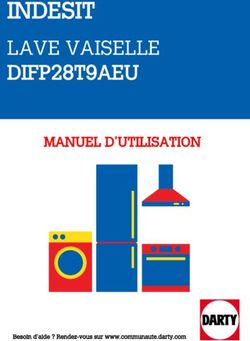 INDESIT LAVE VAISELLE DIFP28T9AEU - MANUEL D'UTILISATION - Darty