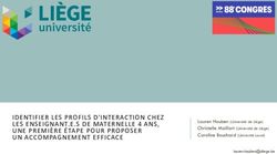 IDENTIFIER LES PROFILS D'INTERACTION CHEZ LES ENSEIGNANT.E.S DE MATERNELLE 4 ANS, UNE PREMI&Egrave;RE &Eacute;TAPE POUR PROPOSER UN ACCOMPAGNEMENT EFFICACE ...