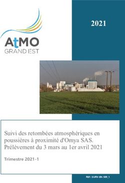 2021 Suivi des retombées atmosphériques en poussières à proximité d'Omya SAS. Prélèvement du 3 mars au 1er avril 2021 - ATMO Grand Est