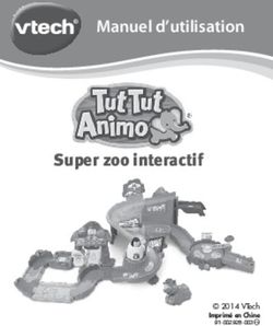 Manuel d'utilisation Super zoo interactif
