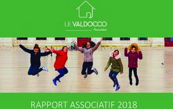 RAPPORT ASSOCIATIF 2018 - Le Valdocco