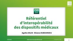 R&eacute;f&eacute;rentiel d'interop&eacute;rabilit&eacute; des dispositifs m&eacute;dicaux - Agathe DALIN - Etienne DUBOURDIEU - PHAST