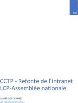 CCTP - Refonte De L'intranet LCP-Assemblée Nationale - CAHIER DES ...