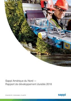 Sappi Amérique du Nord - Rapport de développement durable 2018