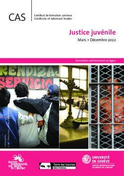 Justice juv&eacute;nile Mars D&eacute;cembre 2022 - CAS Certificat de formation continue - Universit&eacute; de Gen&egrave;ve