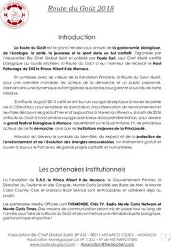 Introduction Route du Go&ucirc;t 2018 - Route du Gout