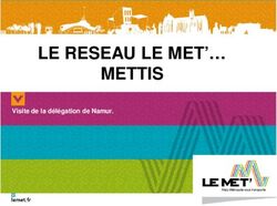 LE RESEAU LE MET' METTIS - Visite de la délégation de Namur - Titre du diaporama - Nom du projet - date / Arial 12