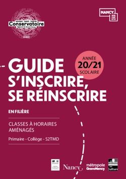 GUIDE S'INSCRIRE, SE RÉINSCRIRE - 20ff21 - Métropole du Grand Nancy.