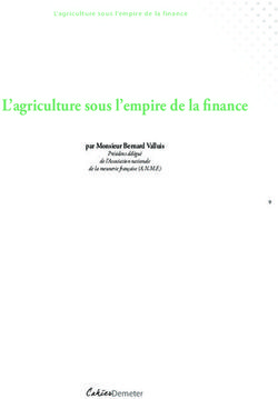 L'agriculture sous l'empire de la finance - par Monsieur Bernard Valluis Président délégué